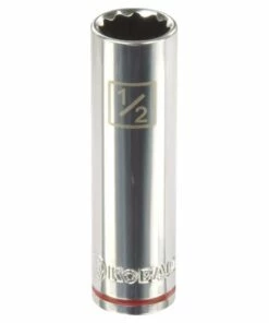 Kobalt Sockets & Socket Sets Standard (SAE) 3/8-in Drive 12-point 1/2-in Deep Socket