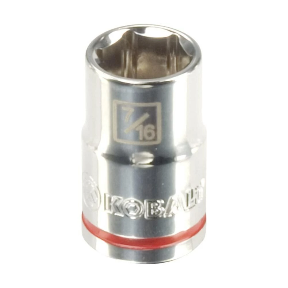 Kobalt Sockets & Socket Sets Metric 3/8-in Drive 6-point 7/16-in Shallow Socket 1 Kobalt Sockets & Socket Sets Metric 3/8-in Drive 6-point 7/16-in Shallow Socket