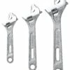 Kobalt Adjustable Wrenches 3-Piece Chrome Vanadium Steel Adjustable Wrench Set