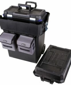 Kobalt Portable Tool Boxes Zerust 19-in Black Plastic Wheels Lockable Tool Box -Kobalt Sales Shop 04578556 scaled