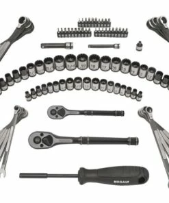 Kobalt Mechanics Tool Sets Universal 115-Piece Standard (SAE) and Metric Combination Matte Mechanics Tool Set (1/4-in; 3/8-in) -Kobalt Sales Shop 05028175