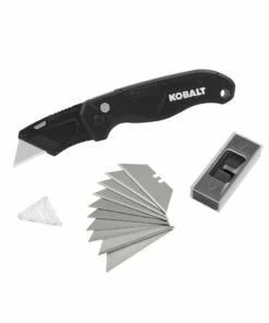 Kobalt Utility Knives Speed Release 10-Blade Folding Utility Knife with On Tool Blade Storage