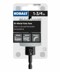Kobalt Hole Saws & Kits 1-3/4-in Bi-Metal Arbored Hole Saw