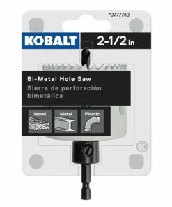 Kobalt Hole Saws & Kits 2-1/2-in Bi-Metal Arbored Hole Saw