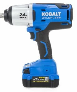 Kobalt Impact Wrenches 24-volt Max Variable Speed Brushless 1/2-in Drive Cordless Impact Wrench (1-Battery Included) -Kobalt Sales Shop 05395440