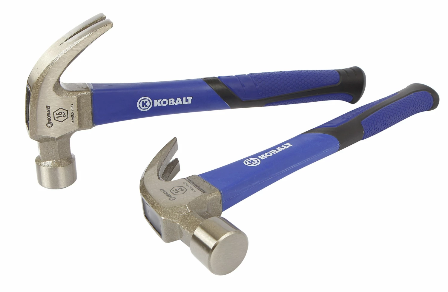 Kobalt Hammers 16-oz Smooth Face Steel Head Fiberglass Claw Hammer 1 Kobalt Hammers 16-oz Smooth Face Steel Head Fiberglass Claw Hammer
