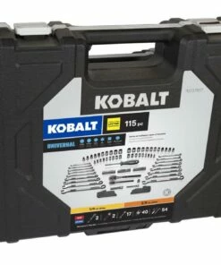 Kobalt Mechanics Tool Sets Universal 115-Piece Standard (SAE) and Metric Combination Matte Mechanics Tool Set (1/4-in; 3/8-in) -Kobalt Sales Shop 07934418