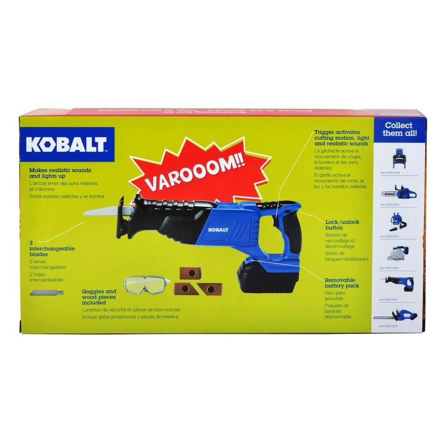 Kobalt Kids Play Toys Toy Reciprocating Saw 5 Kobalt Kids Play Toys Toy Reciprocating Saw - Image 5