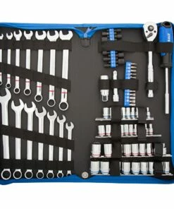Kobalt Mechanics Tool Sets 80-Piece Standard (SAE) and Metric Combination Polished Chrome Mechanics Tool Set (3/8-in) -Kobalt Sales Shop 08398796
