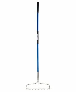 Kobalt Garden Rakes 54-in L Fiberglass-Handle Steel Garden Rake