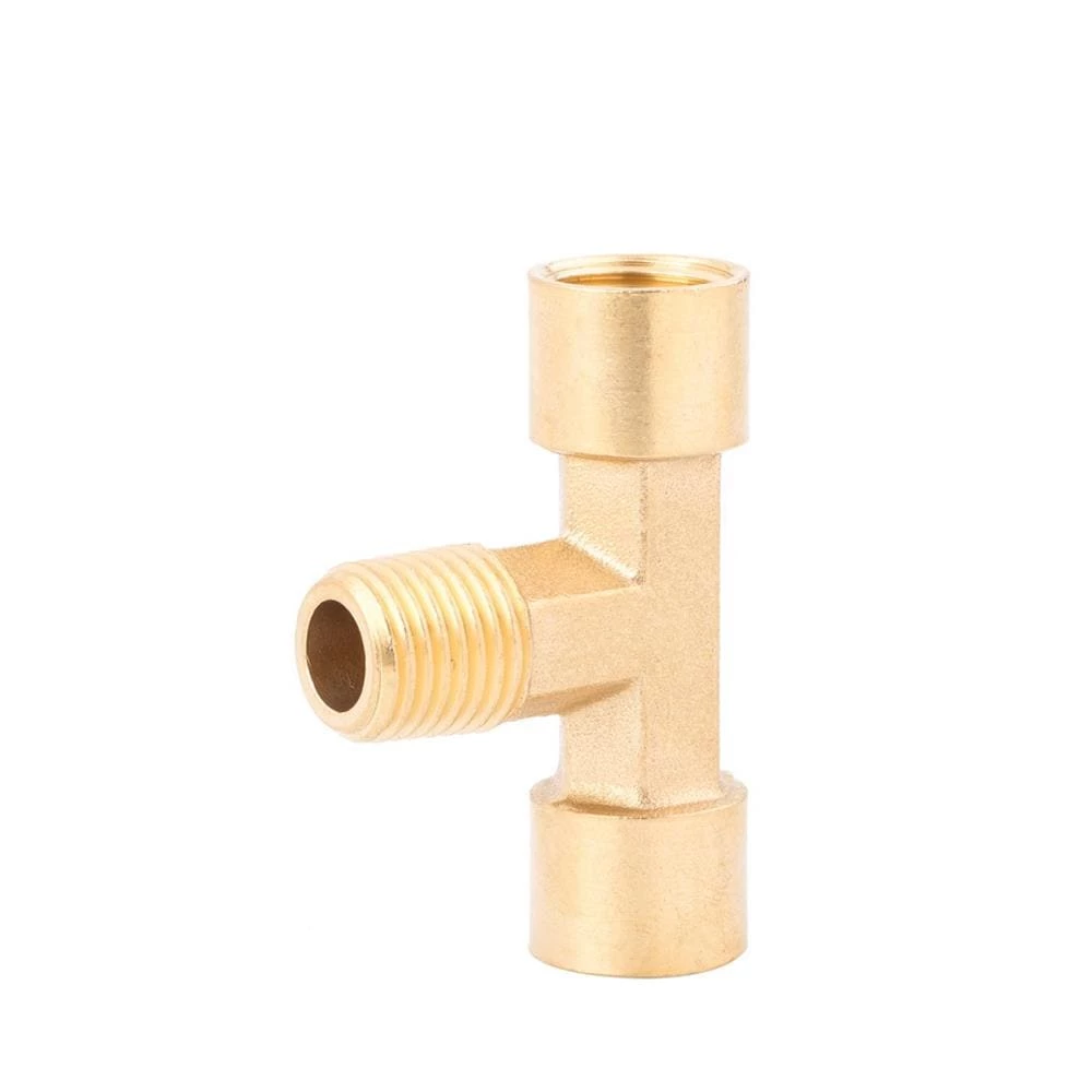 Kobalt Air Compressor Fittings NPT Brass T Fitting (F) 1/4-in 2 Kobalt Air Compressor Fittings NPT Brass T Fitting (F) 1/4-in - Image 2