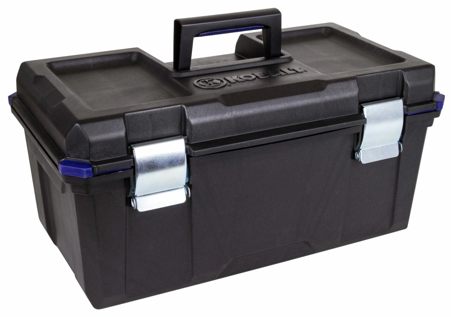 Kobalt Portable Tool Boxes Zerust 22-in Black Plastic Lockable Tool Box 1 Kobalt Portable Tool Boxes Zerust 22-in Black Plastic Lockable Tool Box