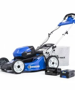 Kobalt Cordless Electric Push Lawn Mowers 80-Volt Max Brushless 21-in Self-propelled Cordless Electric Lawn Mower 6 Ah (Battery and Charger Included)
