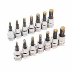 Kobalt Driver Sockets & Sets 14-Piece 3/8-in Drive Set Hex Bit Standard (SAE) and Metric Combination Driver Socket Set -Kobalt Sales Shop 099198812977lg