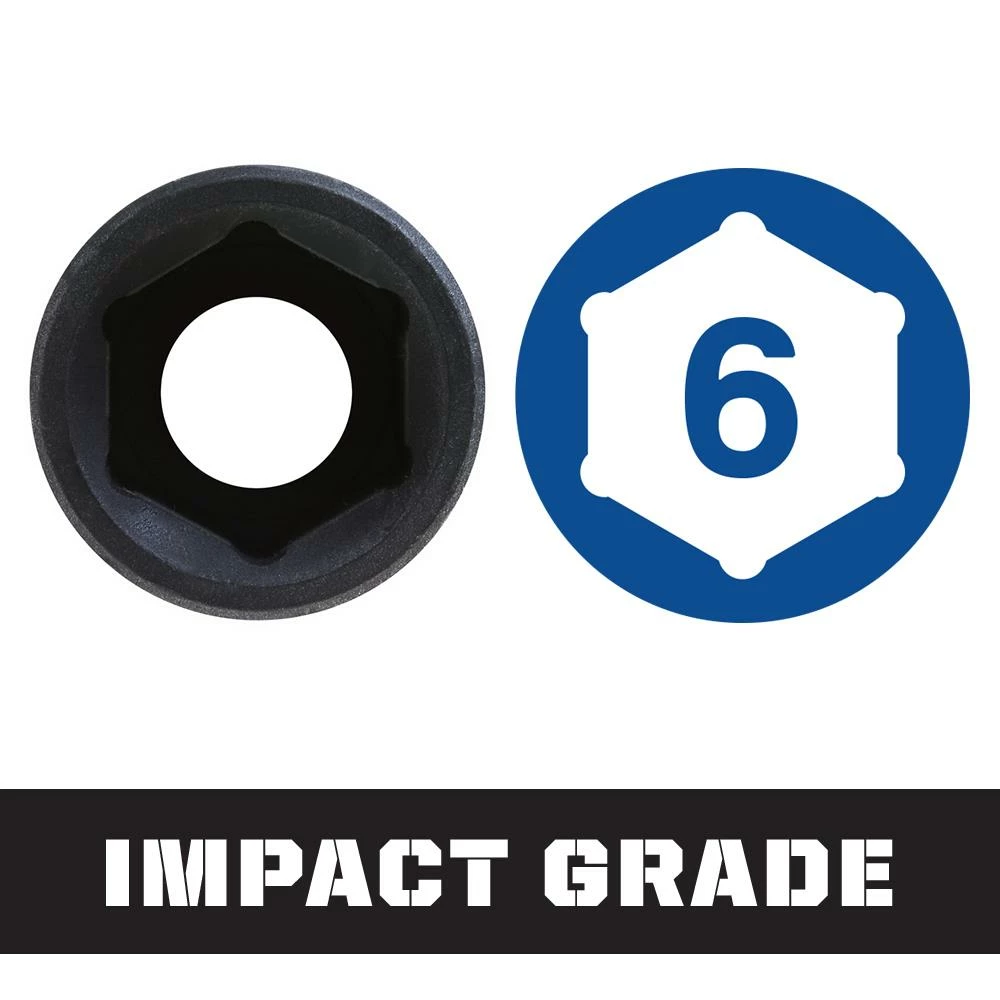 Kobalt Impact Sockets & Impact Socket Sets 10-Piece Metric 3/8-in Drive Set 6-Point Impact Socket Set 6 Kobalt Impact Sockets & Impact Socket Sets 10-Piece Metric 3/8-in Drive Set 6-Point Impact Socket Set - Image 6