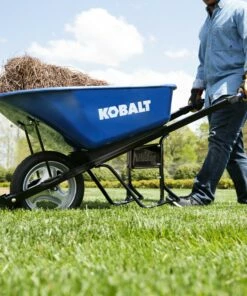 Kobalt Wheelbarrows 6-cu ft Steel Wheelbarrow with Flat-Free Tire(s) -Kobalt Sales Shop 10881199