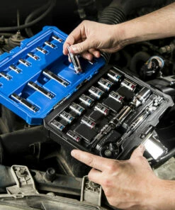 Kobalt Mechanics Tool Sets 30-Piece Standard (SAE) and Metric Combination Polished Chrome Mechanics Tool Set (3/8-in;) -Kobalt Sales Shop 11294854 scaled