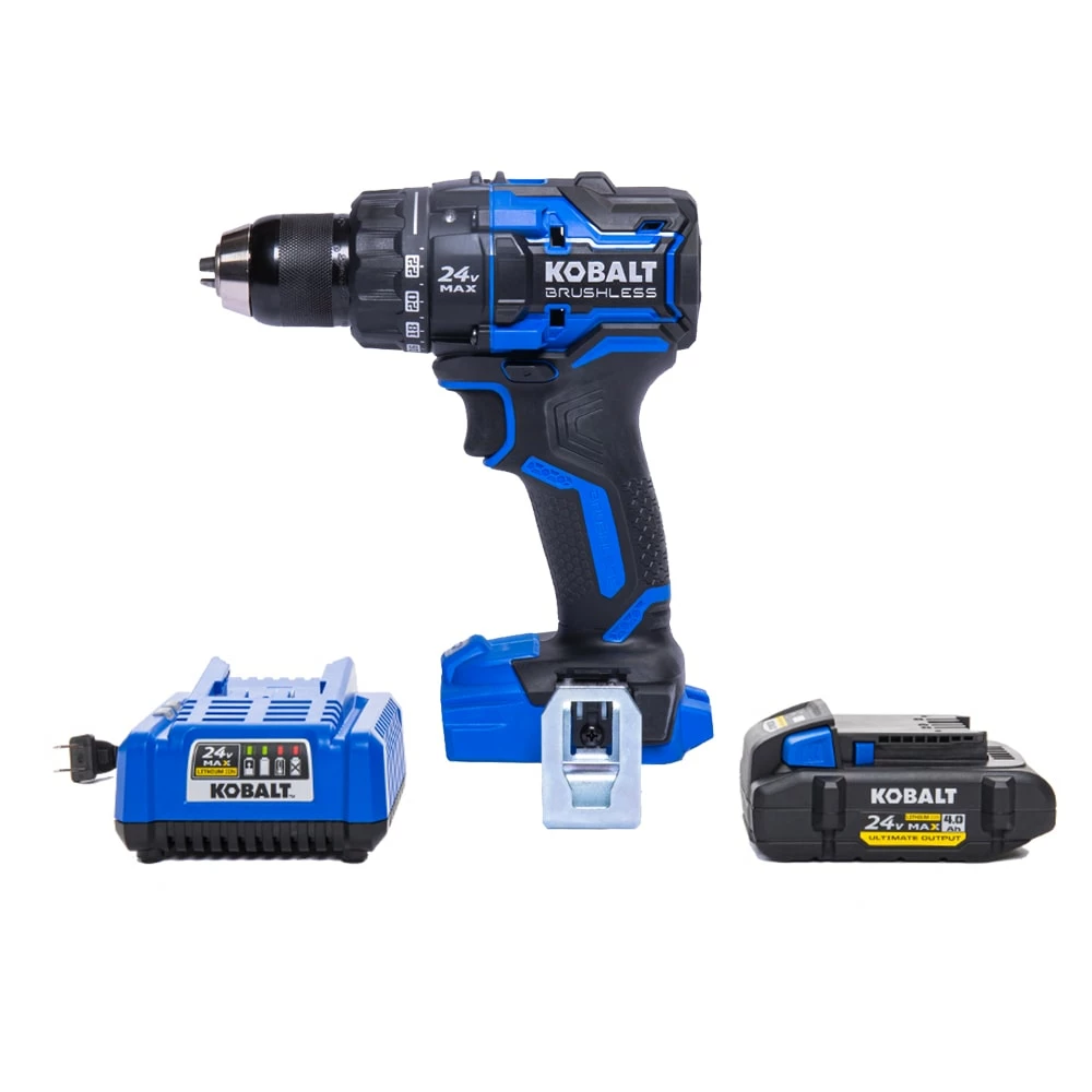 Kobalt Drills 24-volt Max 1/2-in Brushless Cordless Drill (1-Battery Included and Charger Included) 1 Kobalt Drills 24-volt Max 1/2-in Brushless Cordless Drill (1-Battery Included and Charger Included)