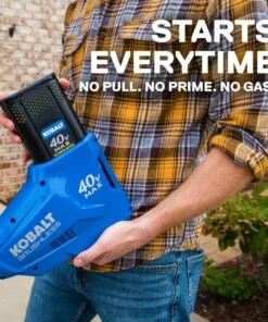 Kobalt Cordless Electric String Trimmers 40-Volt Max 16-in Straight Cordless String Trimmer with Attachment Capable and (Battery Included) -Kobalt Sales Shop 12534905