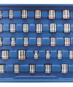 Kobalt Mechanics Tool Sets 319-Piece Standard (SAE) and Metric Combination Polished Chrome Mechanics Tool Set (1/4-in; 3/8-in) -Kobalt Sales Shop 14074076