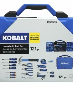 Kobalt Household Tool Sets 121-Piece Household Tool Set with Folding Case 18 Kobalt Household Tool Sets 121-Piece Household Tool Set with Folding Case -Kobalt Sales Shop 15060475