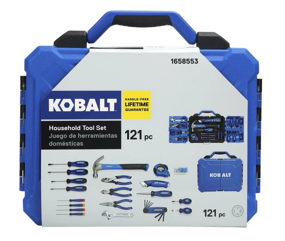 Kobalt Household Tool Sets 121-Piece Household Tool Set with Folding Case 7 Kobalt Household Tool Sets 121-Piece Household Tool Set with Folding Case - Image 7