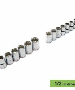 Kobalt Mechanics Tool Sets 319-Piece Standard (SAE) and Metric Combination Polished Chrome Mechanics Tool Set (1/4-in; 3/8-in) -Kobalt Sales Shop 15100857