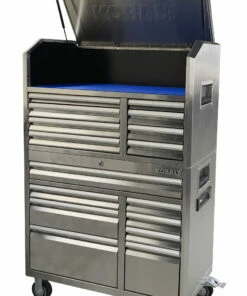Kobalt Top Tool Chests 3000 Series 41-in W x 26.1-in H 8-Drawer Stainless Steel Tool Chest (Stainless Steel) 25 Kobalt Top Tool Chests 3000 Series 41-in W x 26.1-in H 8-Drawer Stainless Steel Tool Chest (Stainless Steel) -Kobalt Sales Shop 15318999 scaled