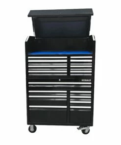 Kobalt Bottom Tool Cabinets 3000 Series 41-in W x 37.5-in H 8-Drawer Steel Rolling Tool Cabinet (Black) -Kobalt Sales Shop 15319017 scaled