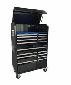 Kobalt Bottom Tool Cabinets 3000 Series 41-in W x 37.5-in H 8-Drawer Steel Rolling Tool Cabinet (Black) -Kobalt Sales Shop 15319018 scaled