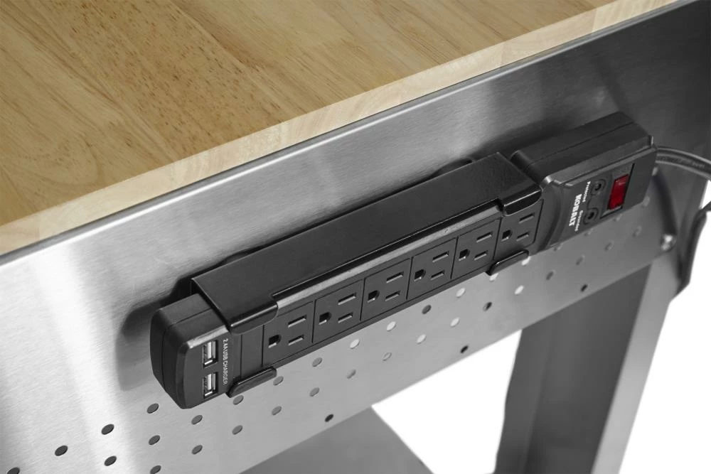 Kobalt Work Benches 45-in W x 36-in H 3-Drawer Wood Work Bench 5 Kobalt Work Benches 45-in W x 36-in H 3-Drawer Wood Work Bench - Image 5