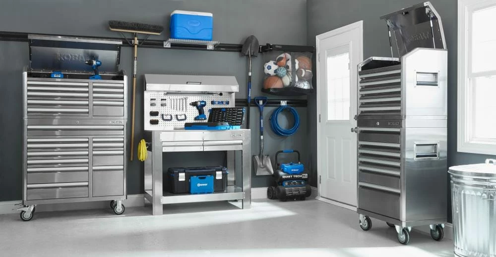 Kobalt Work Benches 45-in W x 36-in H 3-Drawer Wood Work Bench 7 Kobalt Work Benches 45-in W x 36-in H 3-Drawer Wood Work Bench - Image 7