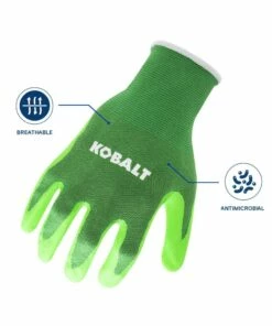 Kobalt Work Gloves Unisex Bamboo Nitrile Dipped Multipurpose Gloves, Large (1-Pair) -Kobalt Sales Shop 16395858