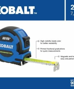 Kobalt Tape Measures Tape measure 25-ft Magnetic Tape Measure -Kobalt Sales Shop 16463831