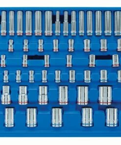 Kobalt Mechanics Tool Sets 232-Piece Standard (SAE) and Metric Combination Polished Chrome Mechanics Tool Set (1/4-in; 3/8-in; 1/2-in;) -Kobalt Sales Shop 16663697 scaled