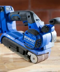 Kobalt Power Sanders Kobalt 24V MAX 24-Volt Brushless Cordless Variable Belt Sander with Dust Management -Kobalt Sales Shop 16709148