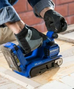 Kobalt Power Sanders Kobalt 24V MAX 24-Volt Brushless Cordless Variable Belt Sander with Dust Management -Kobalt Sales Shop 16709163