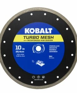 Kobalt Diamond Saw Blades 10-in Turbo Mesh Diamond Blade