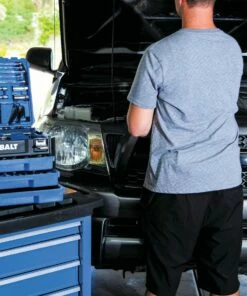 Kobalt Mechanics Tool Sets 232-Piece Standard (SAE) and Metric Combination Polished Chrome Mechanics Tool Set (1/4-in; 3/8-in; 1/2-in;) -Kobalt Sales Shop 17608020 scaled