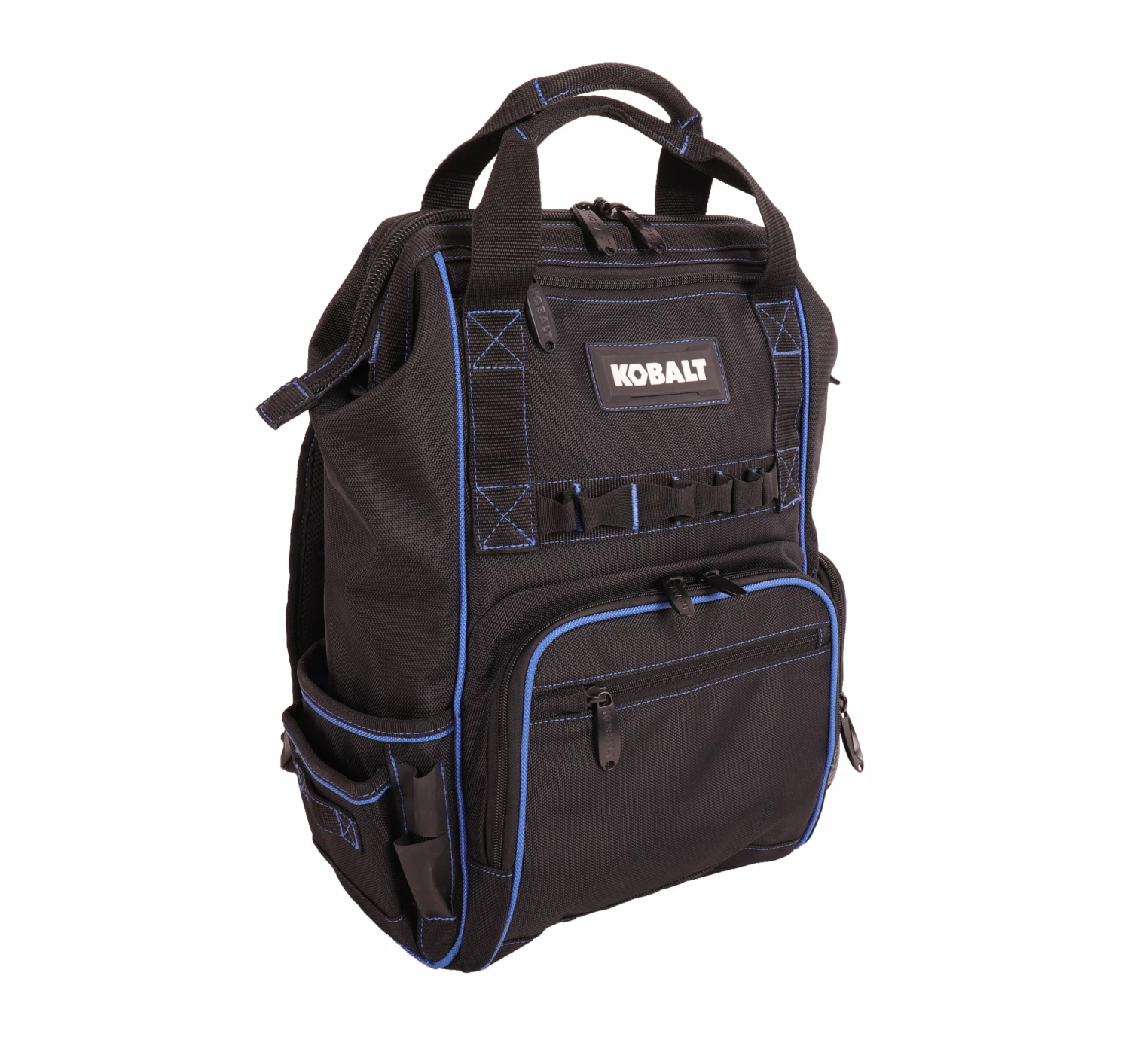 Kobalt Tool Bags Blue Black Polyester 11.5-in Backpack 3 Kobalt Tool Bags Blue Black Polyester 11.5-in Backpack - Image 3
