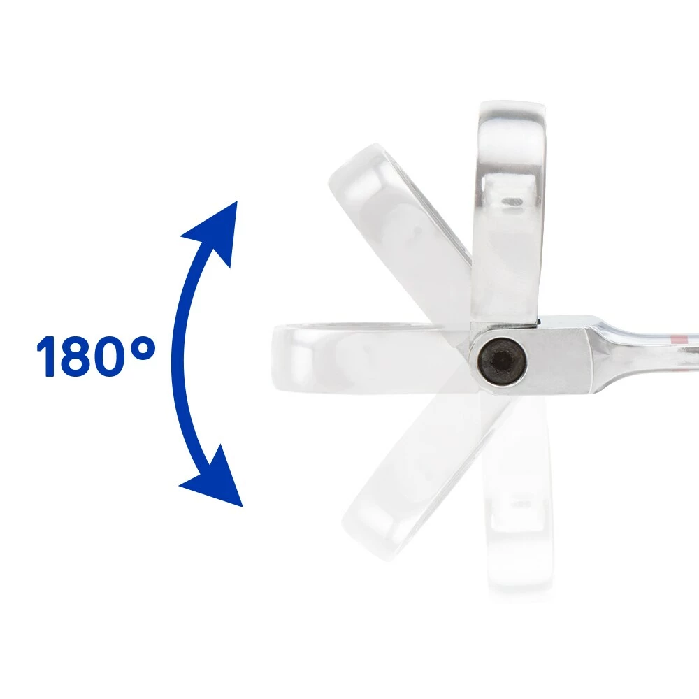 Kobalt Ratchet Wrenches & Sets 8-Piece Set 12-Point Standard (SAE) Flexible Head Ratchet Wrench Set 5 Kobalt Ratchet Wrenches & Sets 8-Piece Set 12-Point Standard (SAE) Flexible Head Ratchet Wrench Set - Image 5