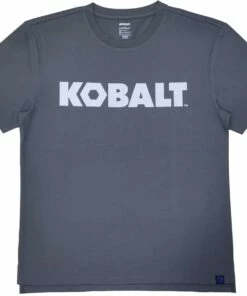 Kobalt Work Shirts Men's XX-Large Textured Cotton Short sleeve Graphic T-shirt Work Shirt