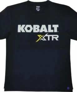 Kobalt Work Shirts Men's X-Large Textured Cotton Short sleeve Graphic T-shirt Work Shirt