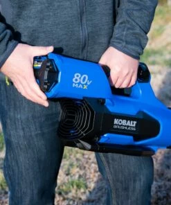 Kobalt Cordless Electric Leaf Blowers 80-volt Max 630-CFM Brushless Handheld Cordless Electric Leaf Blower 2.5 Ah (Battery & Charger Included) 16 Kobalt Cordless Electric Leaf Blowers 80-volt Max 630-CFM Brushless Handheld Cordless Electric Leaf Blower 2.5 Ah (Battery & Charger Included) -Kobalt Sales Shop 41718128
