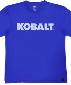 Kobalt Work Shirts Men's XX-Large Textured Cotton Short sleeve Graphic T-shirt Work Shirt