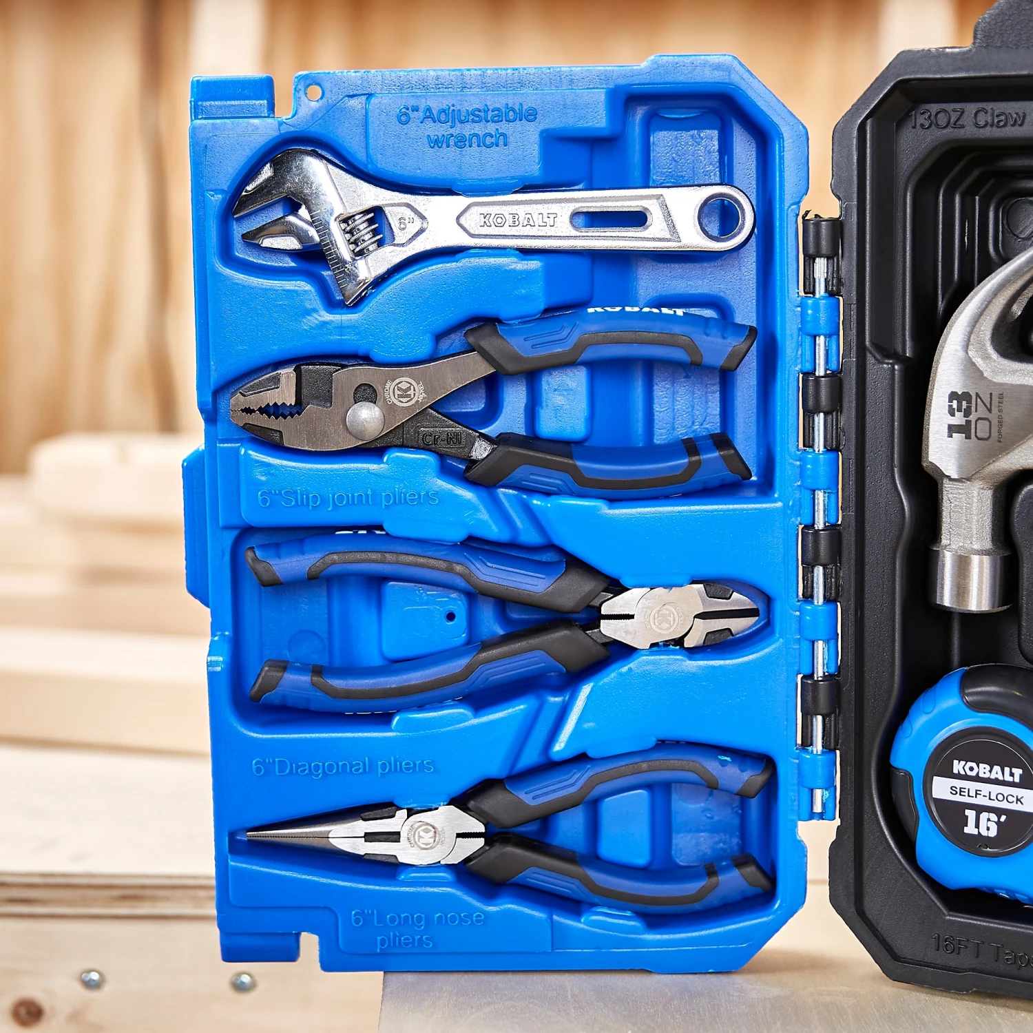 Kobalt Household Tool Sets 121-Piece Household Tool Set with Folding Case 4 Kobalt Household Tool Sets 121-Piece Household Tool Set with Folding Case - Image 4