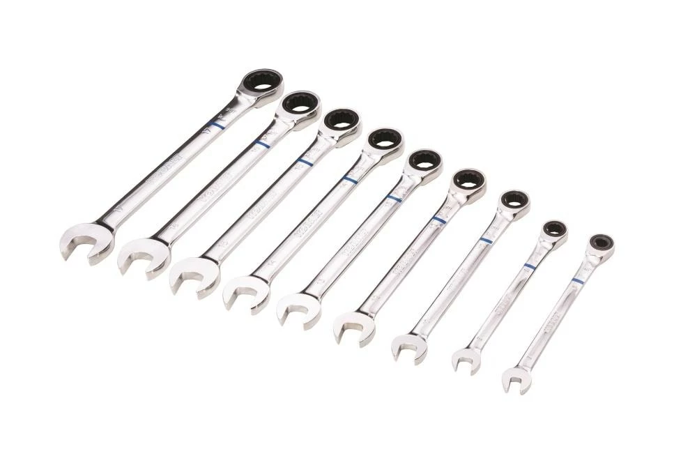 Kobalt Ratchet Wrenches & Sets In Tray with Removable Rails 20-Piece Set 12-Point Standard (SAE) and Metric Combination Ratchet Wrench Set 2 Kobalt Ratchet Wrenches & Sets In Tray with Removable Rails 20-Piece Set 12-Point Standard (SAE) and Metric Combination Ratchet Wrench Set - Image 2