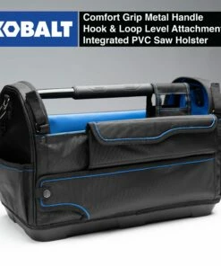 Kobalt Tool Bags Plumbing Tool Bag with Caddy Black, Blue Polyester 12.99-in 9 Kobalt Tool Bags Plumbing Tool Bag with Caddy Black, Blue Polyester 12.99-in -Kobalt Sales Shop 42393520 scaled