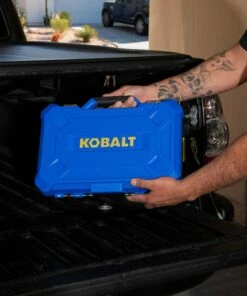 Kobalt Mechanics Tool Sets Centennial 100-Piece Standard (SAE) and Metric Combination Polished Chrome Mechanics Tool Set (1/4-in; 3/8-in) -Kobalt Sales Shop 42394146 scaled