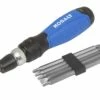 Kobalt Screwdrivers Ratcheting screwdriver set 10-Piece Plastic Handle Ratcheting Set Assorted Multi-bit Screwdriver Set